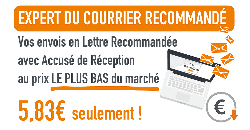 lettre recommandée avec AR au prix le plus bas du marché