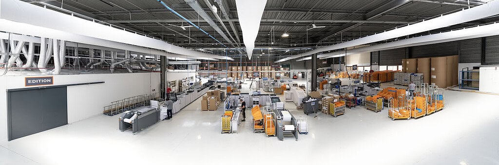 Production industrielle des courrier papier CORUS pour MysendingBox